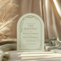 Light Sage Green Boho Beaded Arch Frame Wedding