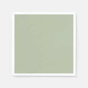 Light Sage Green Solid Color Napkin