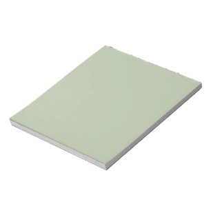 Light Sage Green Solid Colour Notepad