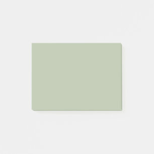 Light Sage Green Solid Colour Post-it Notes