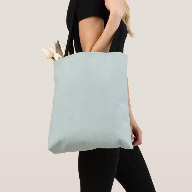 Light Sage Green Tote Bag (Close Up)