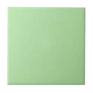 Light Sage Green Wall Elegant Square Tile