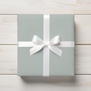 Light Sage Grey Solid Wrapping Paper