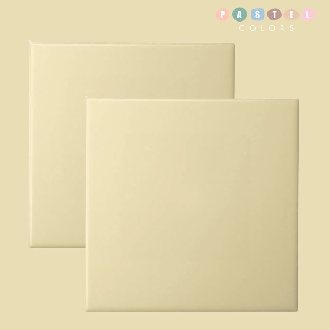 Light Salmon Soft Pale Banana Yellow Colour Tile (Light Salmon Soft Pale Banana Yellow Color Ceramic Tile)