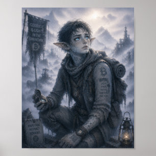 Light / Scout / Misty Mountains Poster