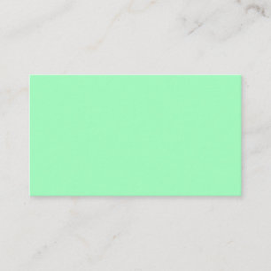  Light Sea-Foam (solid colour)  Business Card