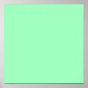Light Sea-Foam (solid colour) Poster