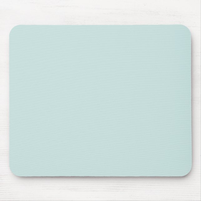 Light Seafoam Blue Green Colour Trend Sea Foam Mouse Mat (Front)