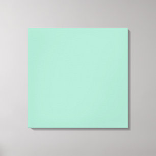 Light Seafoam Green Fashion Colour Trend Sea Foam Canvas Print
