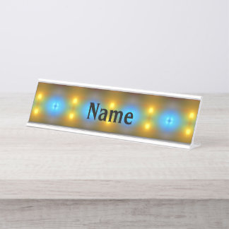 Light & Shade Desk Name Plate