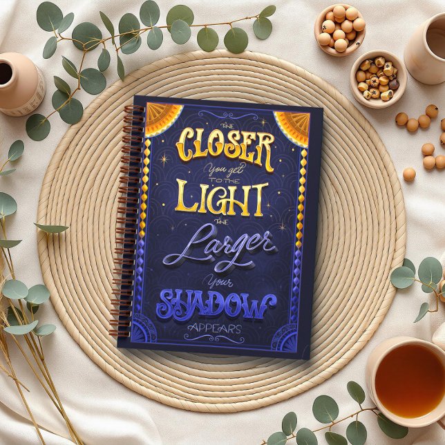 Light & Shadow Inspirational Spiral Notebook  (Creator Uploaded)