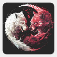 Light Shadow Wolf Spirit Animal Fantasy