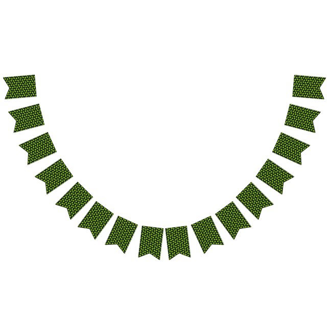 Light Shamrocks Black Bunting (All)