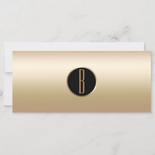 Light Shimmer Gold Glam Monogram Gift Certificate