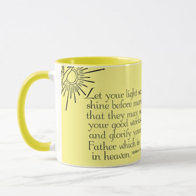 Light shine coffee mug (Left)