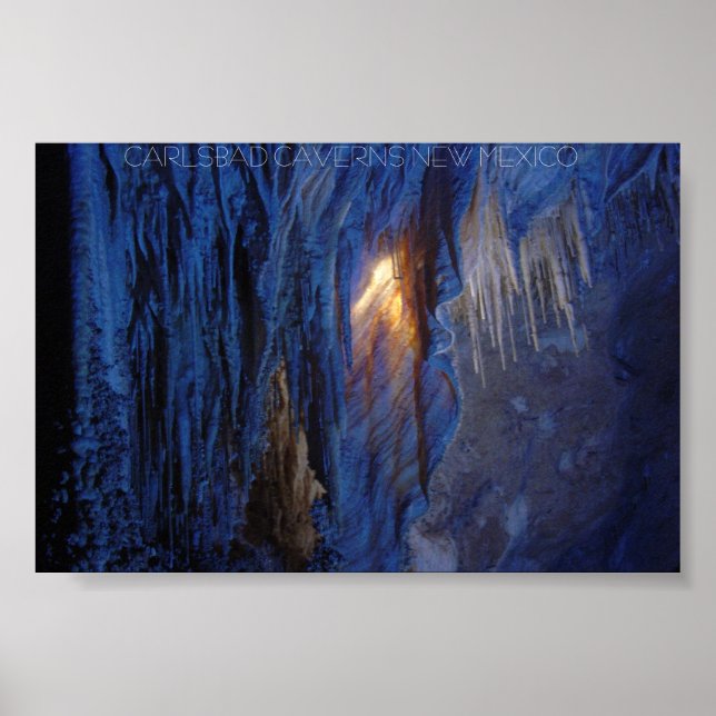 Light shines through Drapery Poster (Front)