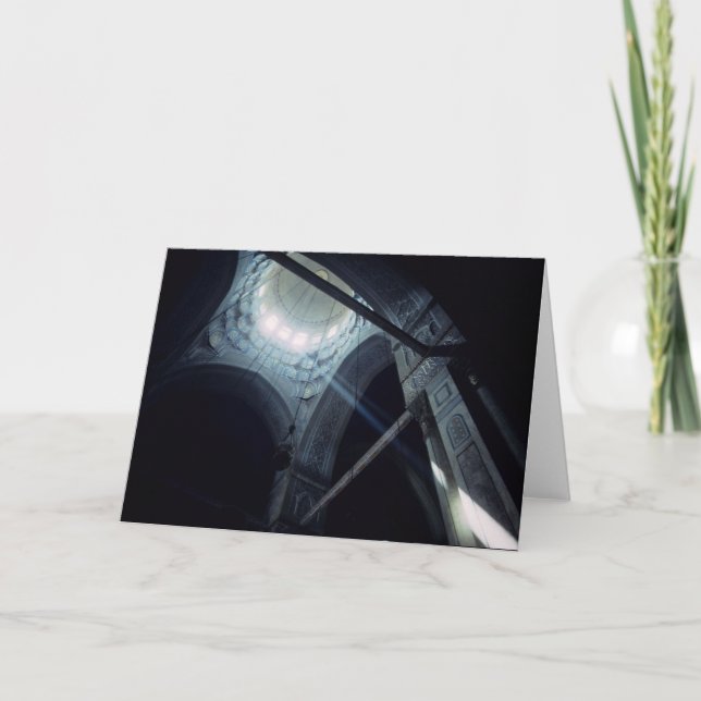 Light shining in the Mosque Card (Front)