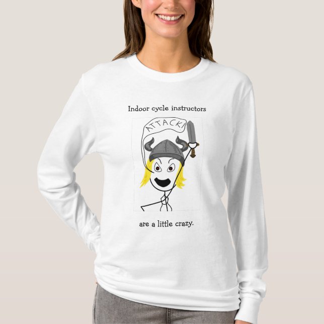 Light Shirt-Indoor Cycling-Attack! T-Shirt (Front)