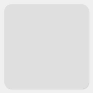 Light Silver  Square Sticker