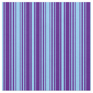 Light Sky Blue and Indigo Coloured Pattern Fabric