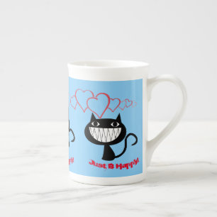 Light Sky Blue Bone China Mug