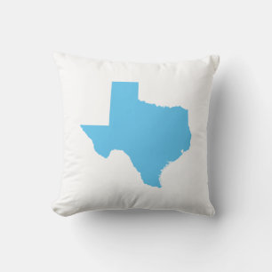 Light Sky Blue Texas Cushion