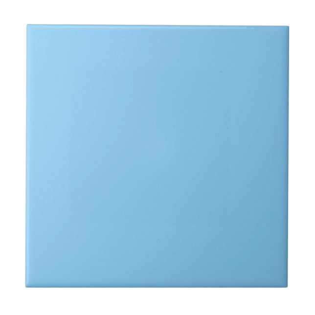 Light Sky Egg Blue Solid Colour Tile (Front)