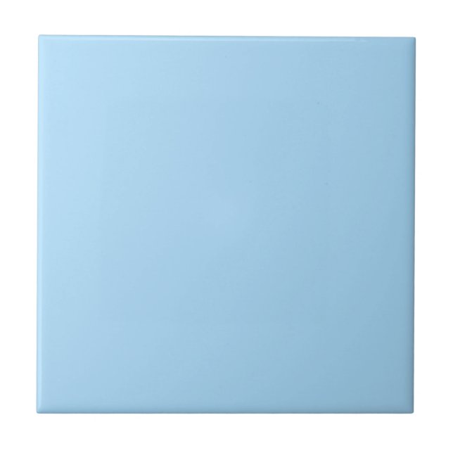 Light Sky Egg Blue Solid Colour Tile (Front)