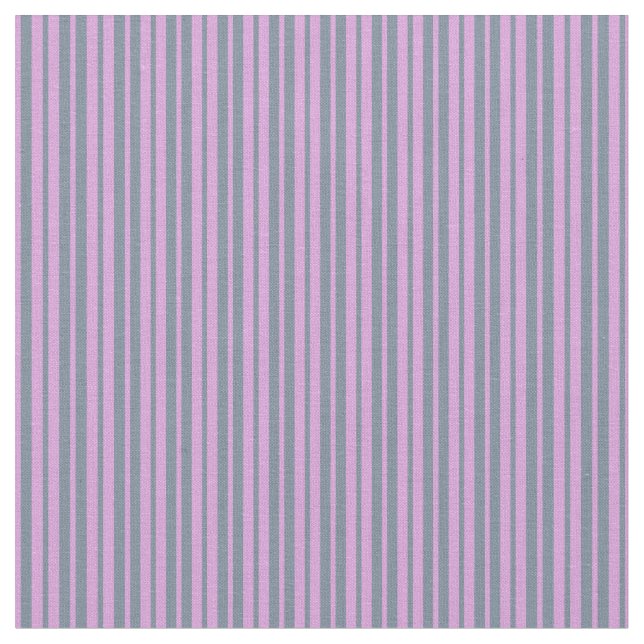 Light Slate Grey and Plum Striped Pattern Fabric (Close Up)