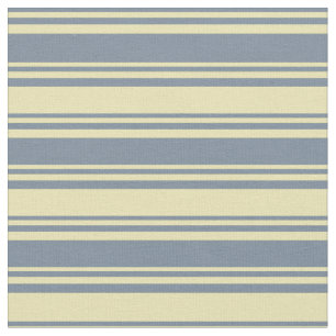 Light Slate Grey & Tan Lined/Striped Pattern Fabric
