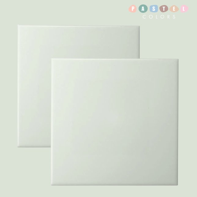 Light Soft Pastel Light Sage Moss Green Colour  Tile (Light Soft Pastel Light Sage Moss Green Color Ceramic Tile)