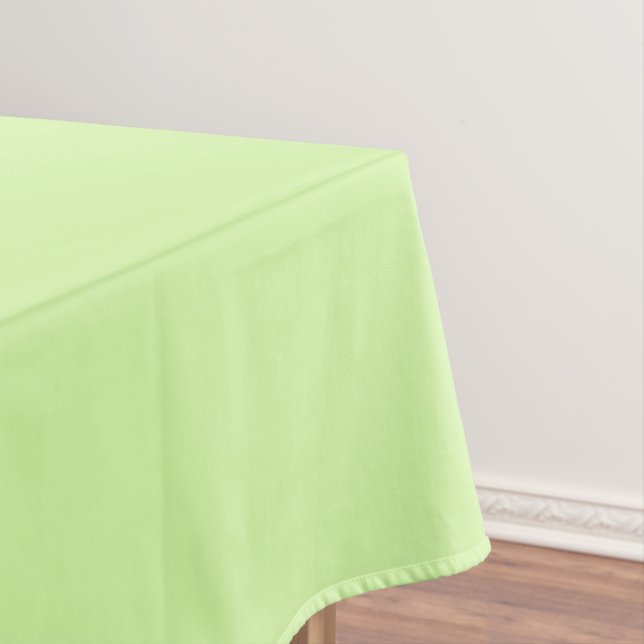 Light Solid Green Tablecloth (In Situ)