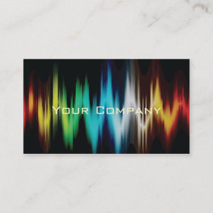 light spectrum abstract business cards. business card