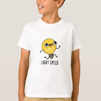 Light Speed Funny Running Bulb Pun