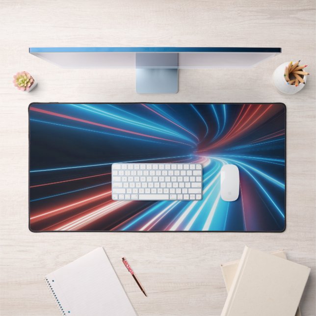 light speed time tunnel desk mat (Office 1)
