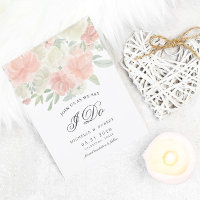 light spring floral Photo Save The Date