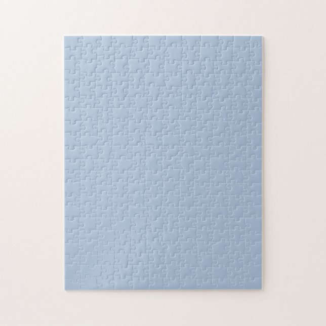 Light Steel Blue Solid Colour Jigsaw Puzzle (Vertical)