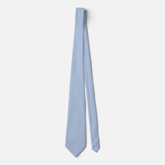Light Steel Blue Solid Colour Tie (Front)