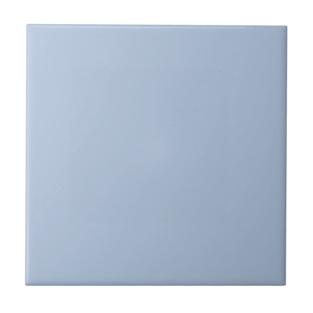 Light Steel Blue Solid Colour Tile (Front)