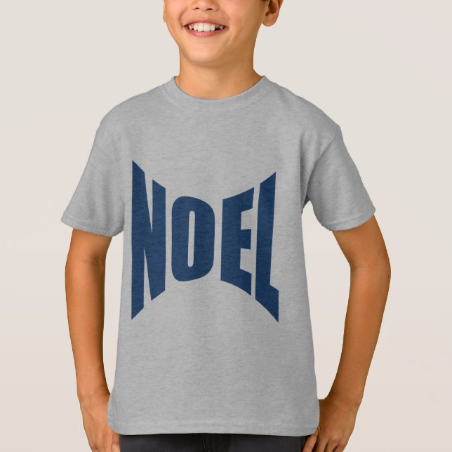 Light steel grey short sleeve children's Christmas T-Shirt (Front)