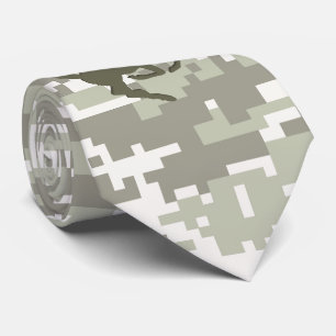 Light Storm Digital Camouflage Deer Camo Tie