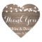 Light Strings Thank You Wedding Favour Stickers