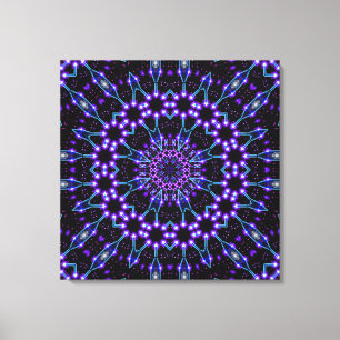 Light Structures Mandala Canvas Print