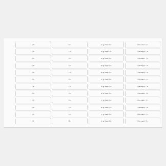 Light Switch Labels