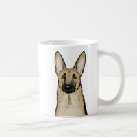 Light Tan and Black German Shepherd