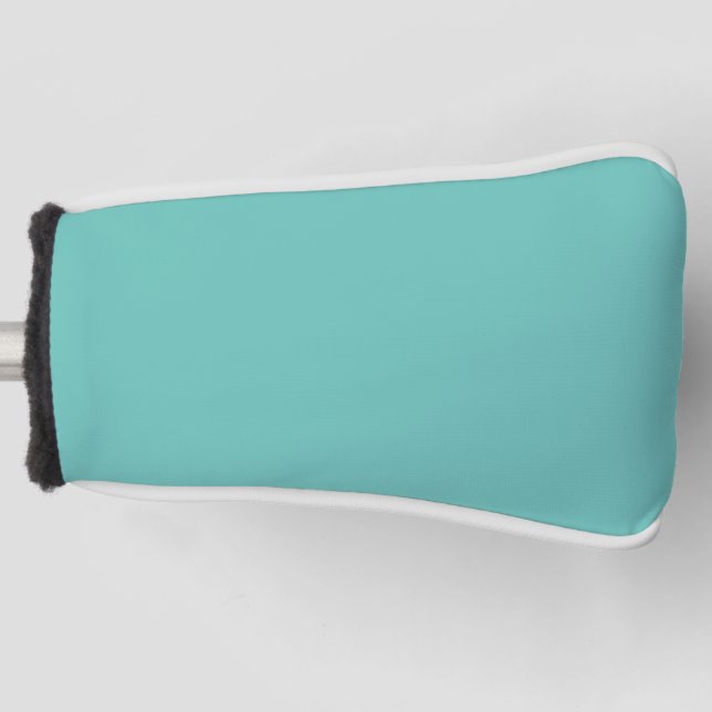 Light Teal #6BC388, Half Baked Golf Head Cover (Front)