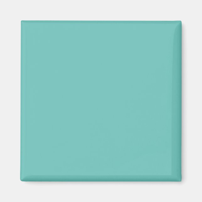 Light Teal #6BC388, Half Baked Magnet (Front)