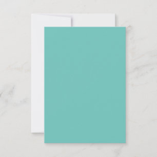 Light Teal #6BC388, Half Baked RSVP Card