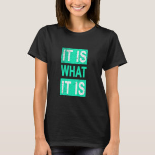Light Teal Aqua It's Like That Light Teal Aqua Gra T-Shirt