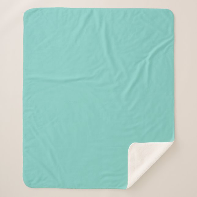 Light Teal Sherpa Blanket (Front)